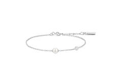  Luna Gaze - Bracelets à maillons - Argent / Rhodié - Perle - 18,5cm